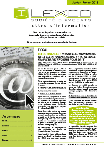 Lettre info Janv-Fev 2016